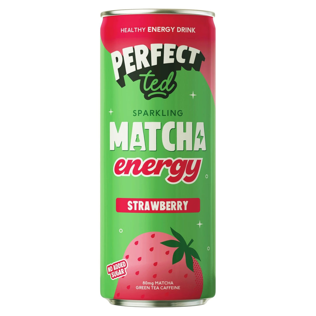 Perfect Ted Sparkling Matcha Energy Strawberry