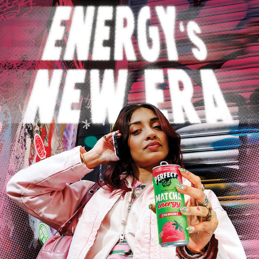 Perfect Ted Sparkling Matcha Energy Strawberry
