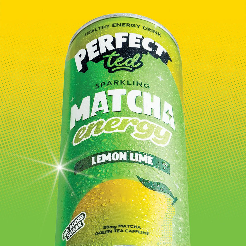 Perfect Ted Sparkling Matcha Energy Lemon Lime