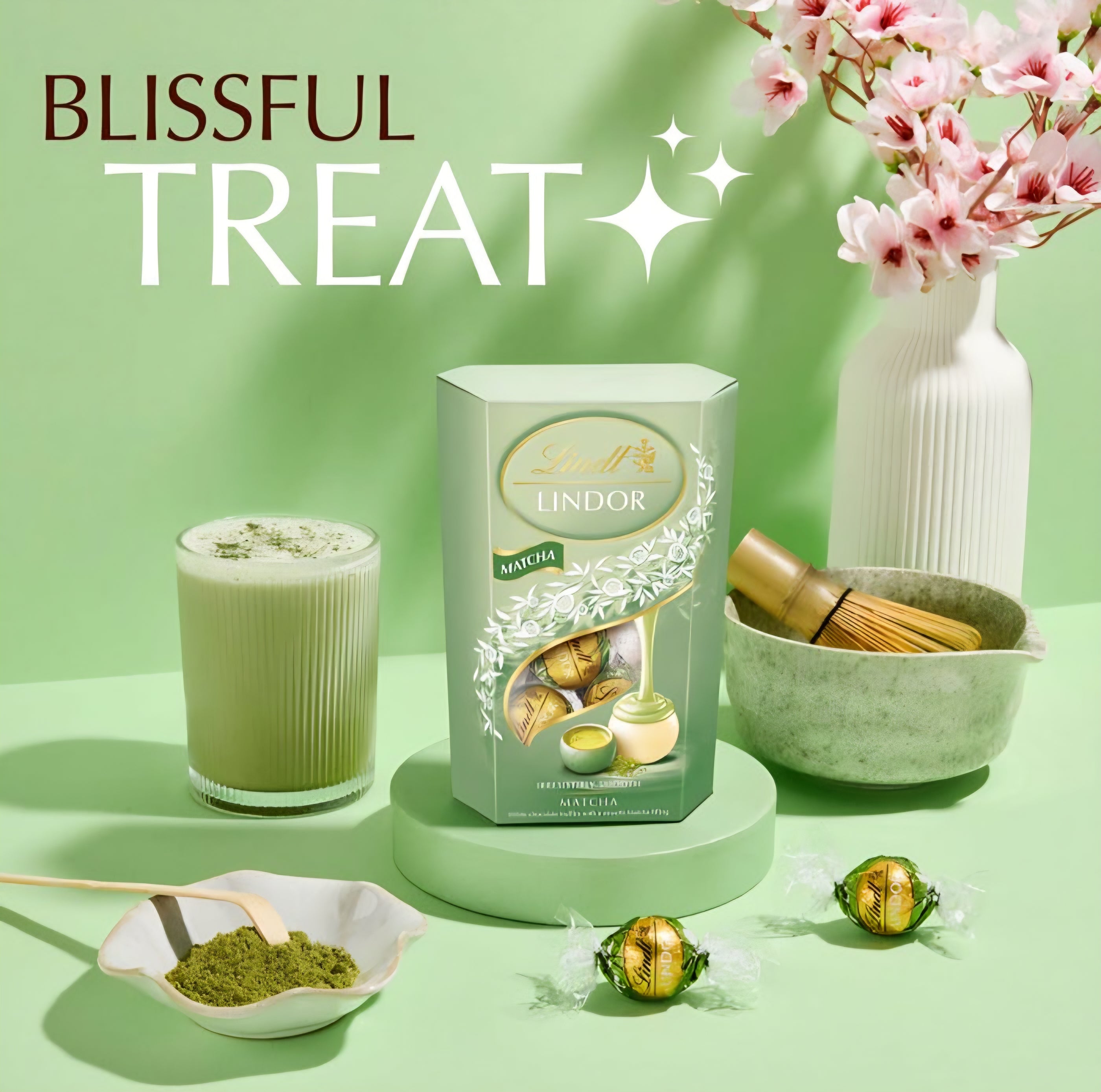 Lindt Lindor Matcha White 200g