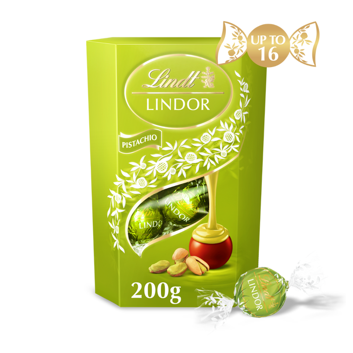 Lindt Lindor Pistachio Milk Chocolate Truffles 200g