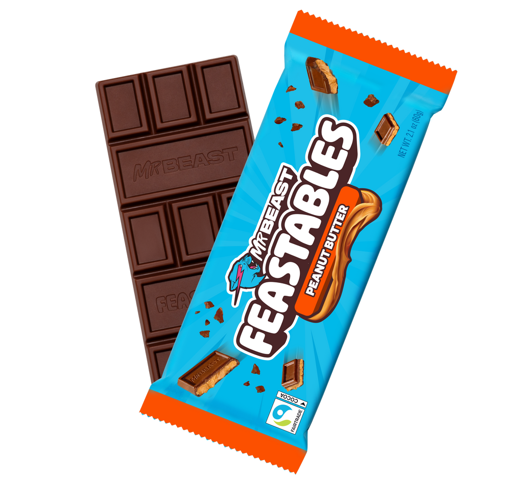 Mr Beast Feastables Peanut Butter 60g