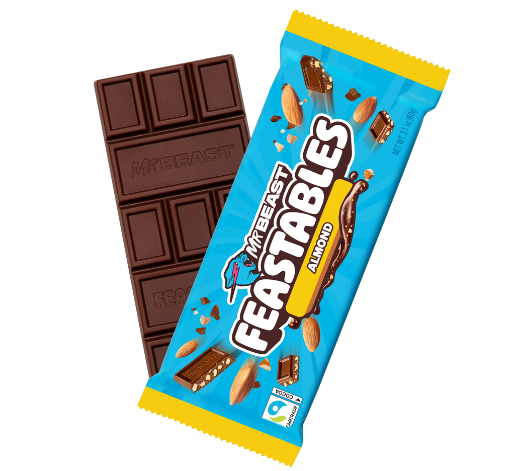 Mr Beast Feastables Almond Milk Chocolate 60g