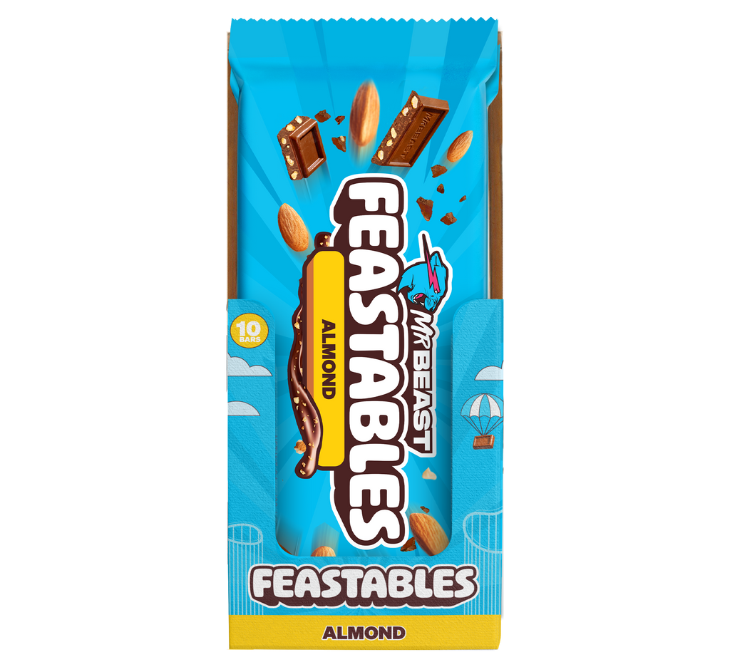 Mr Beast Feastables Almond Milk Chocolate 60g