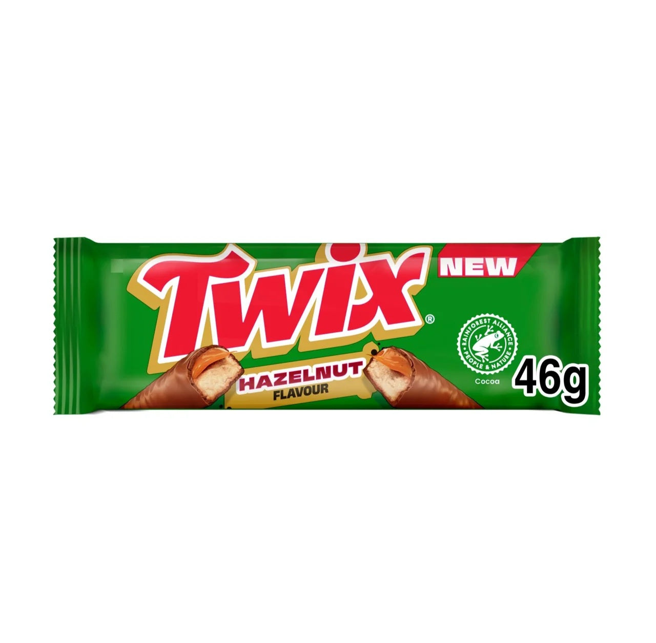 Twix Hazelnut Milk Chocolate Bar 46g