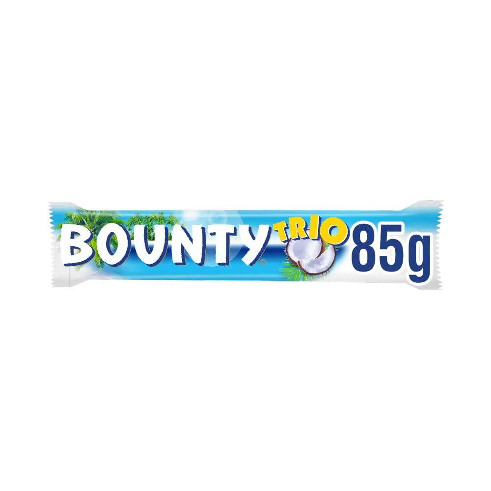 Bounty Trio Coconut Milk Chocolate Bar 85g
