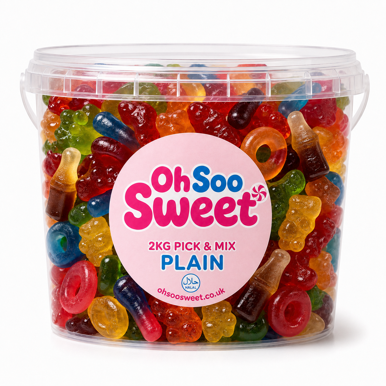 OhhSooSweet Halal Pick And Mix Bucket 2kg